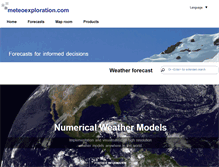 Tablet Screenshot of meteoexploration.com